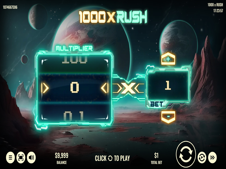 1000 x Rush screenshot