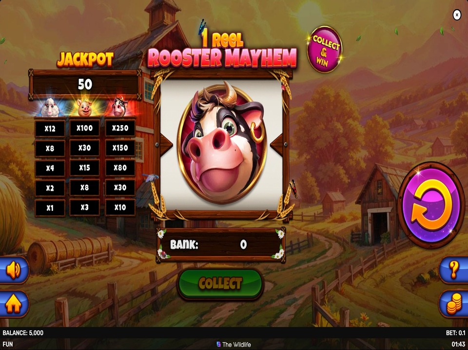 1 Reel Rooster Mayhem screenshot