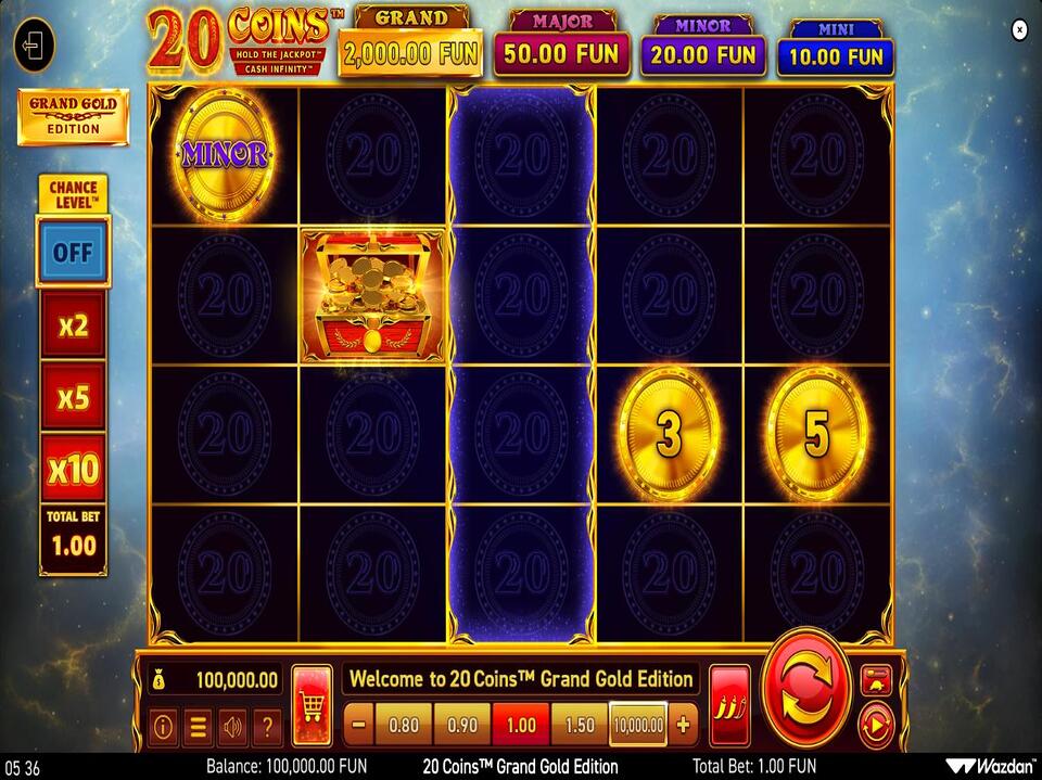 20 Coins Grand Gold Edition screenshot