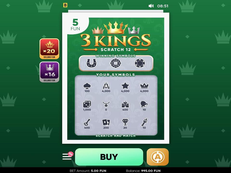 3 Kings Scratch screenshot