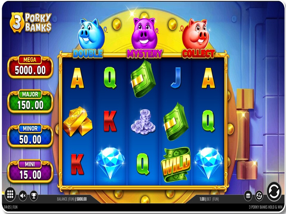 3 Porky Banks Hold and Win screenshot