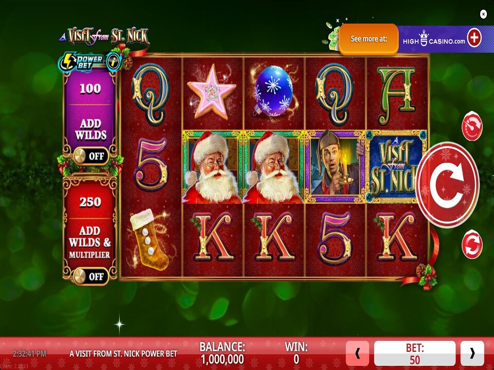 A Visit From St Nick Power Bet screenshot