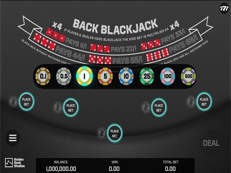 Back Blackjack screenshot