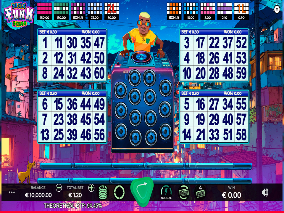 Baile Funk Bingo screenshot