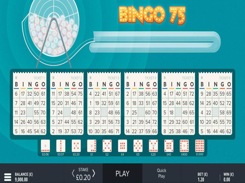 Bingo 75 screenshot