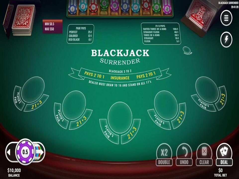 Blackjack Surrender screenshot