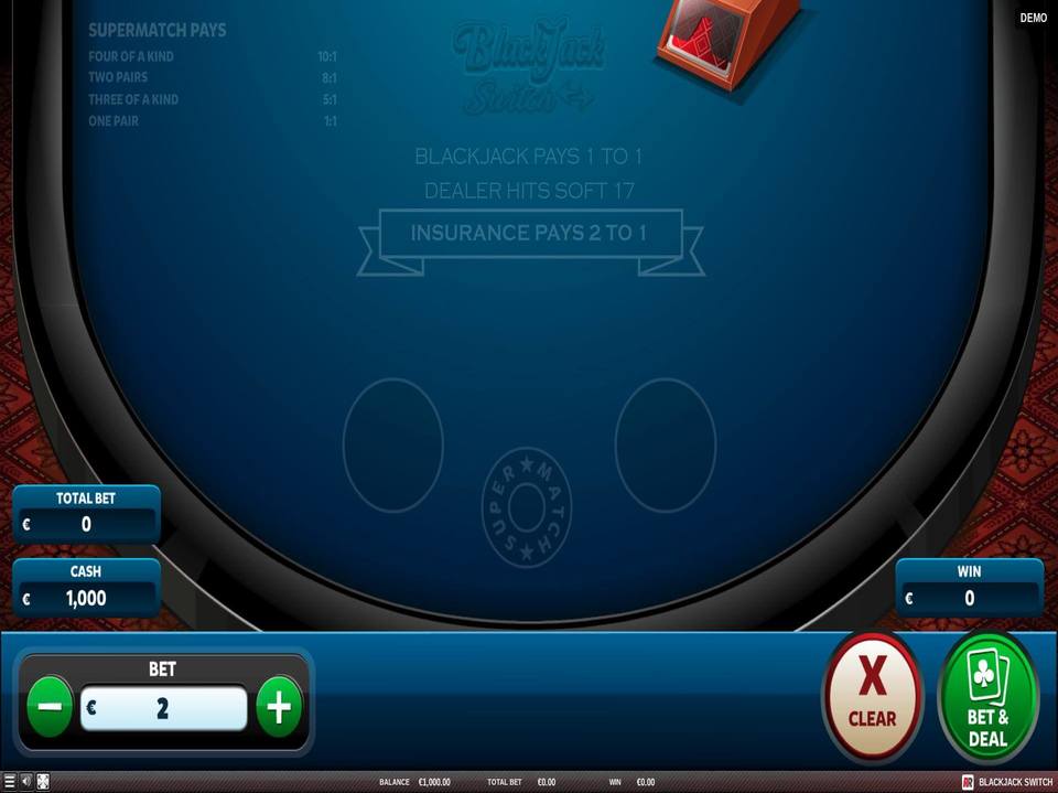 Blackjack Switch screenshot