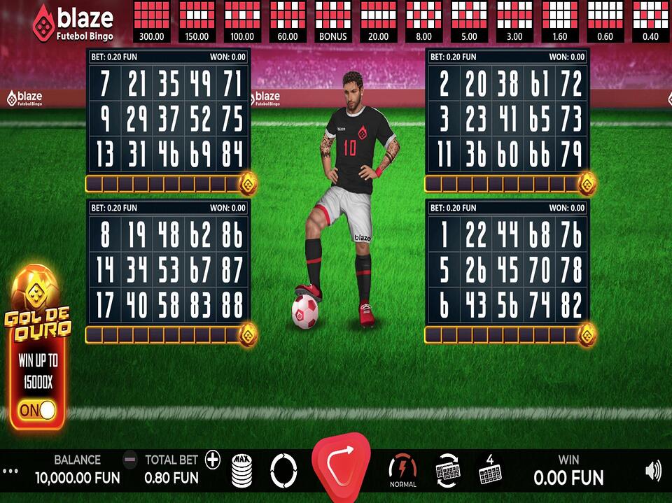 Blaze Futebol Bingo screenshot