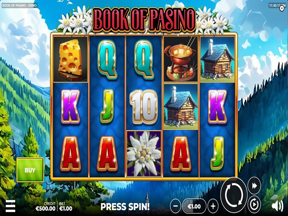 Book of Pasino screenshot