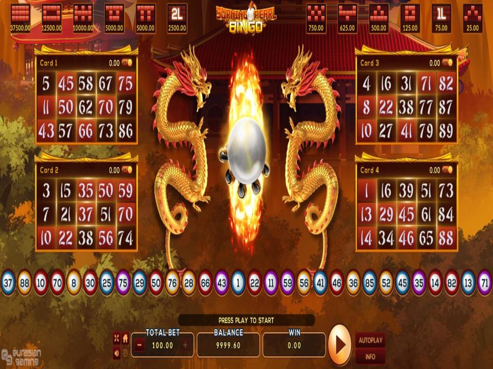 Burning Pearl Bingo screenshot