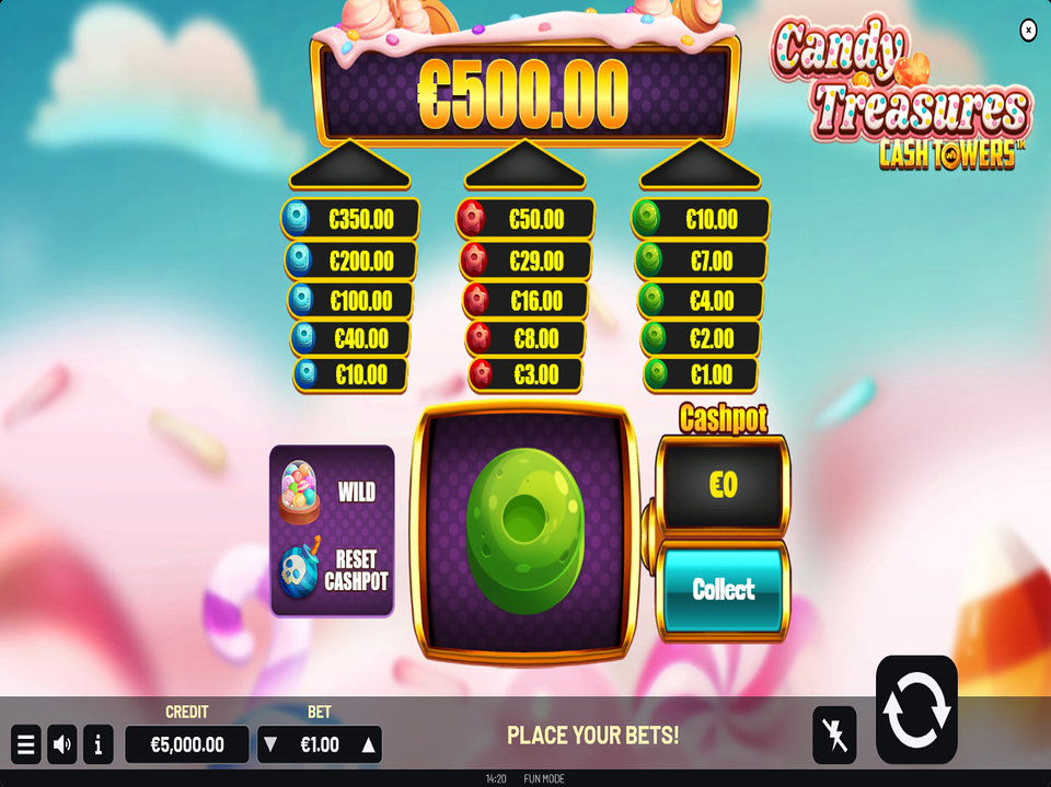 Candy Treasures Cash Towers screenshot