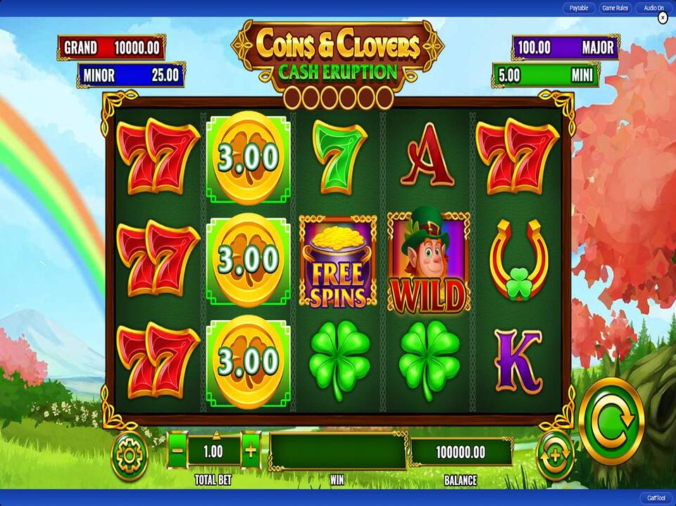 Cash Eruption Coins and Clovers screenshot