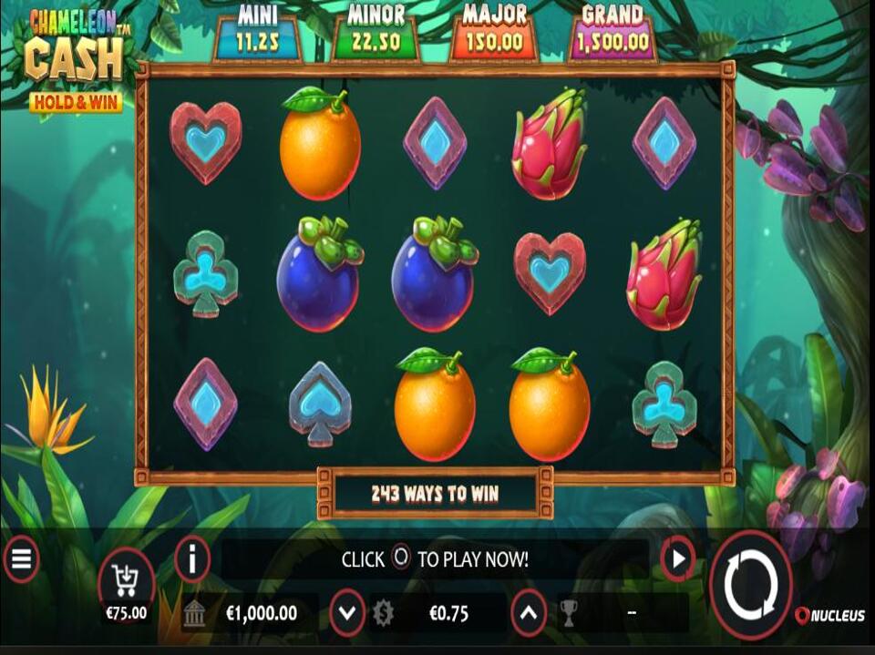 Chameleon Cash screenshot