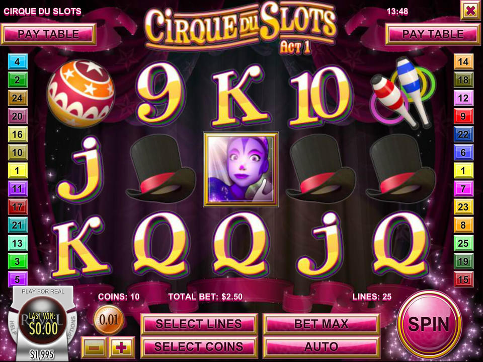 Cirque du Slots screenshot