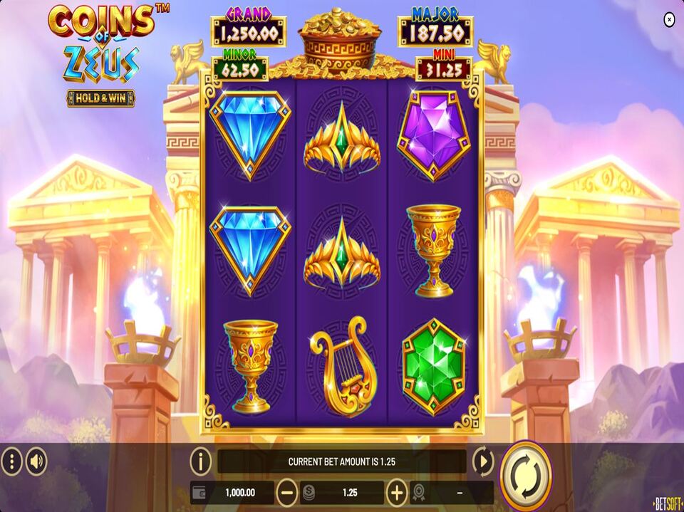 Coins of Zeus Hold and Win screenshot