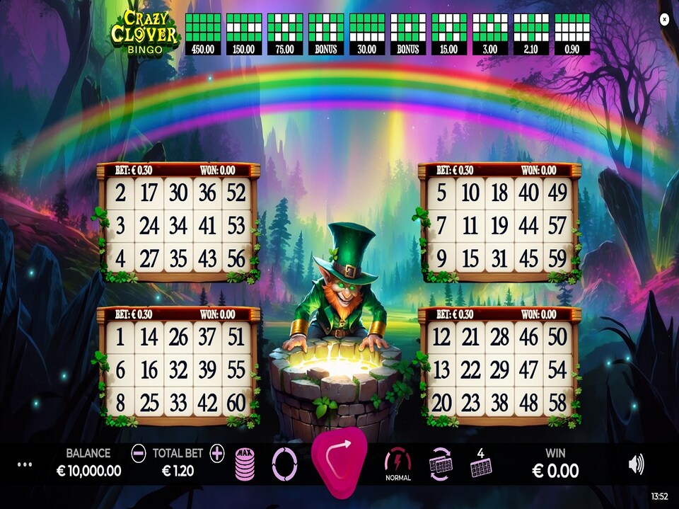 Crazy Clover Bingo screenshot