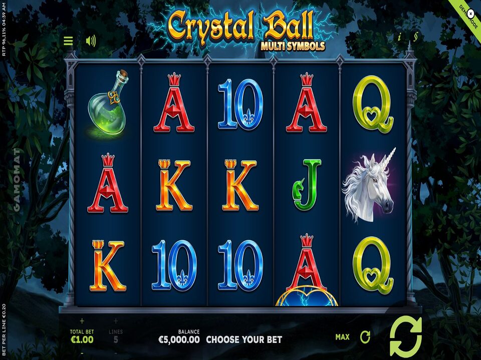 Crystal Ball Multi Symbols screenshot