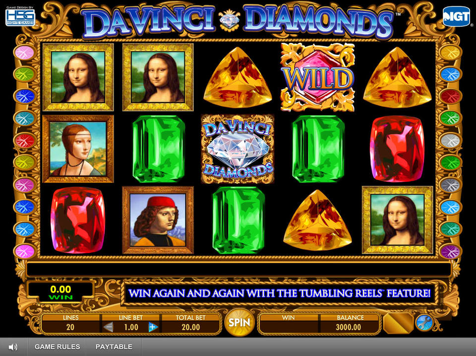 Da Vinci Diamonds screenshot