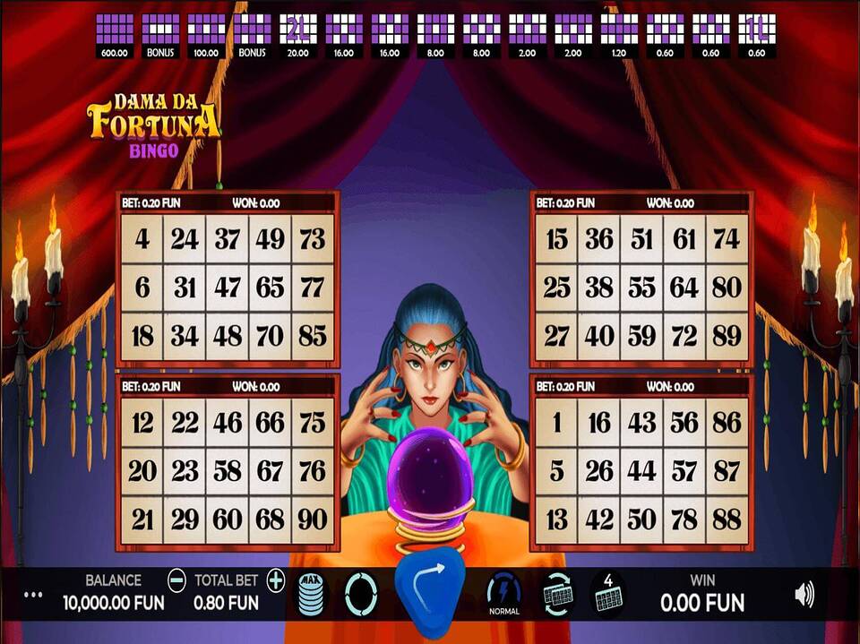 Dama Da Fortuna Bingo screenshot