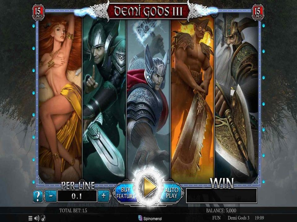 Demi Gods III 15 Lines screenshot