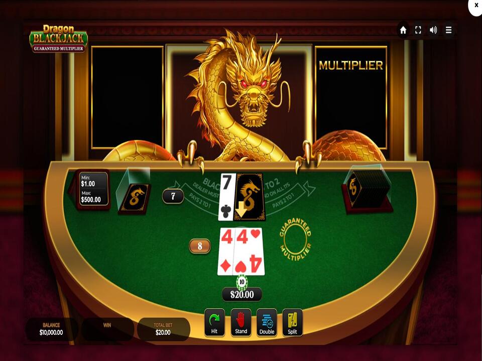 Dragon Blackjack Guaranteed Multiplier screenshot