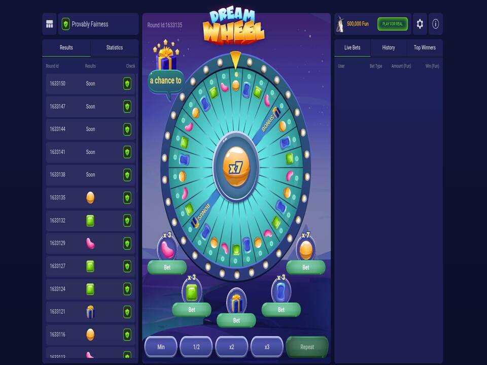 Dream Wheel screenshot