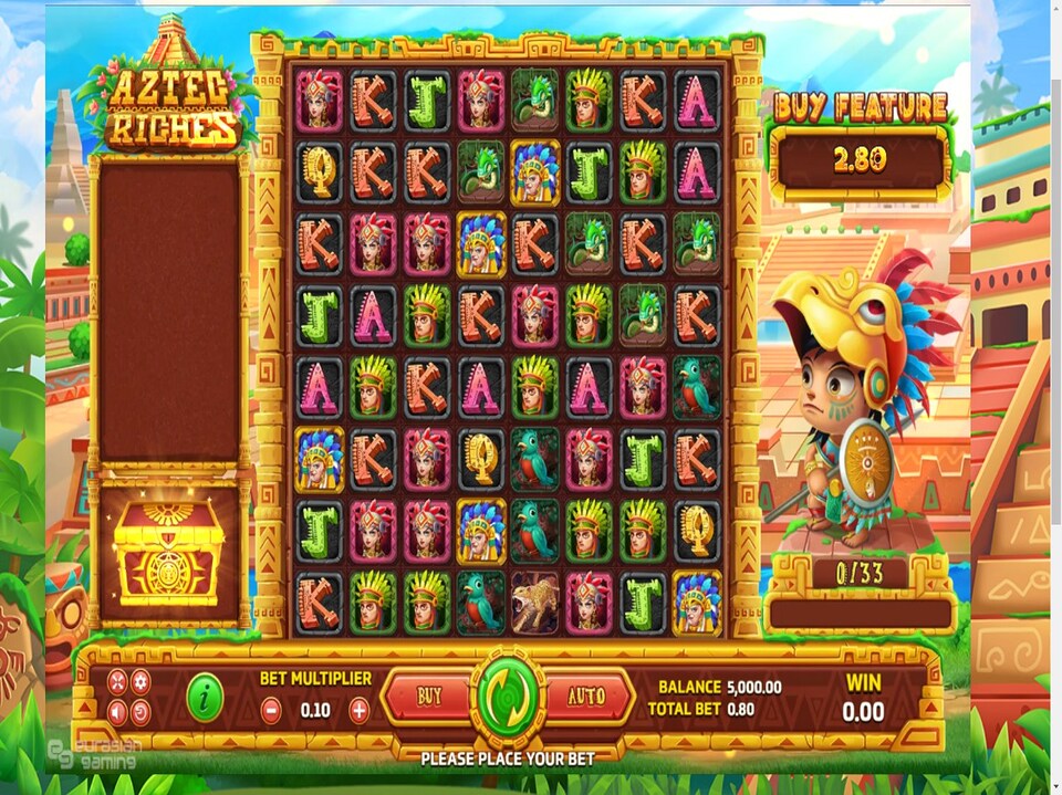 Eurasian Gaming Aztec Riches screenshot