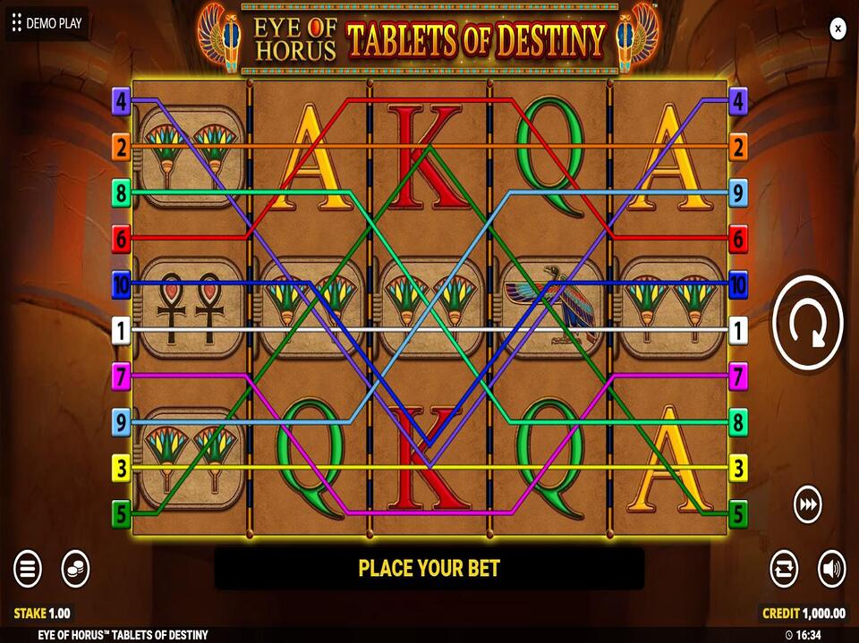 Eye of Horus Tablets of Destiny screenshot