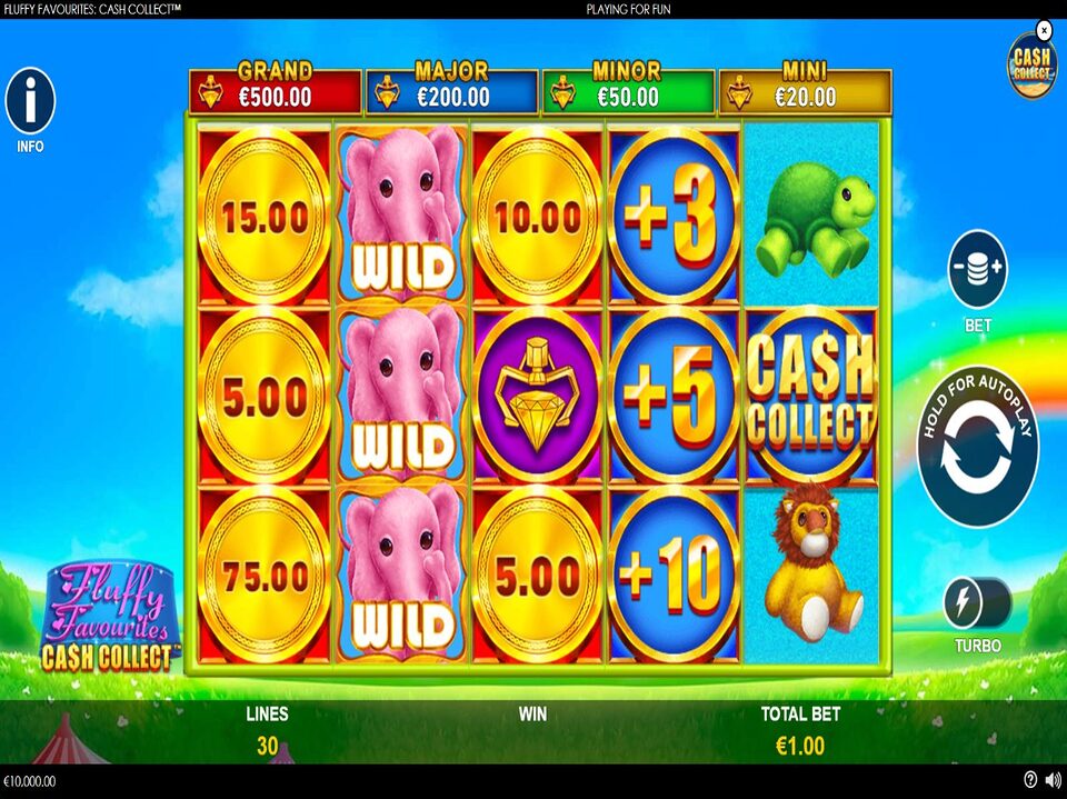 Fluffy Favourites Cash Collect screenshot