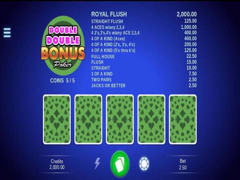 Games Global Double Double Bonus screenshot