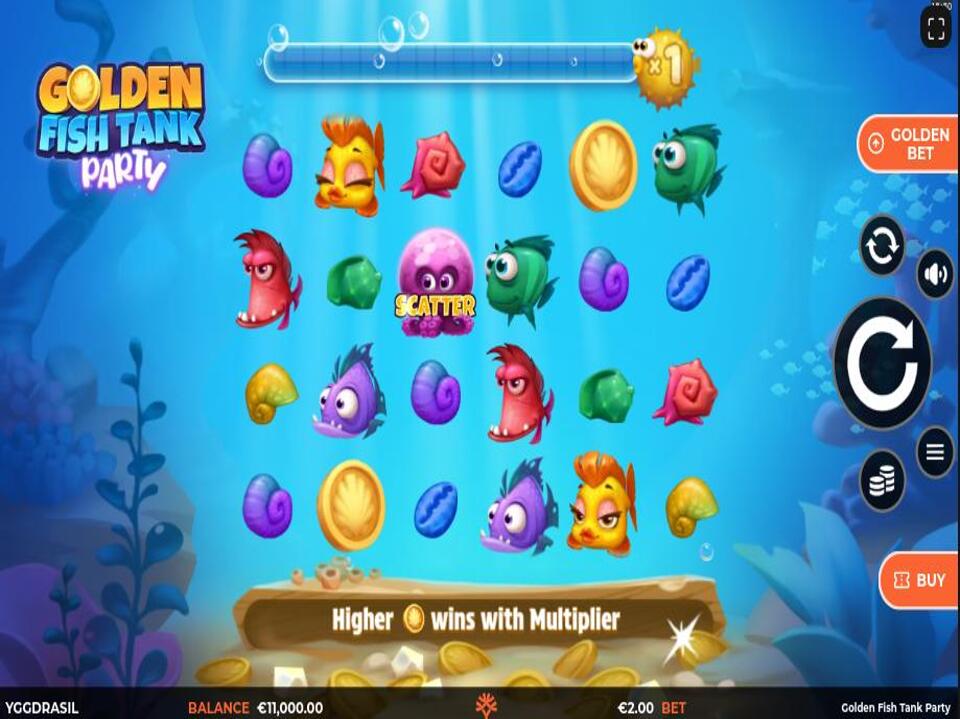 Golden Fish Tank Party screenshot