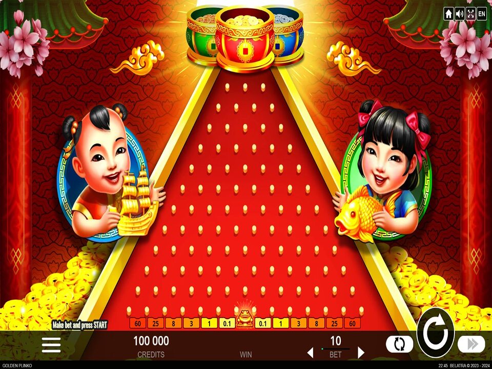 Golden Plinko screenshot