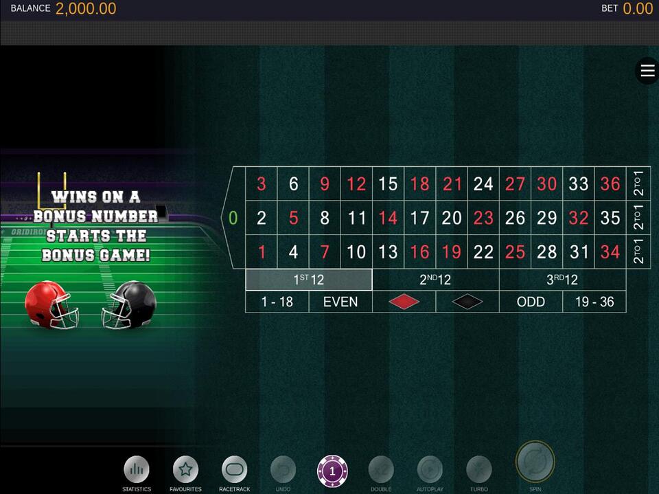 GridIron Roulette screenshot