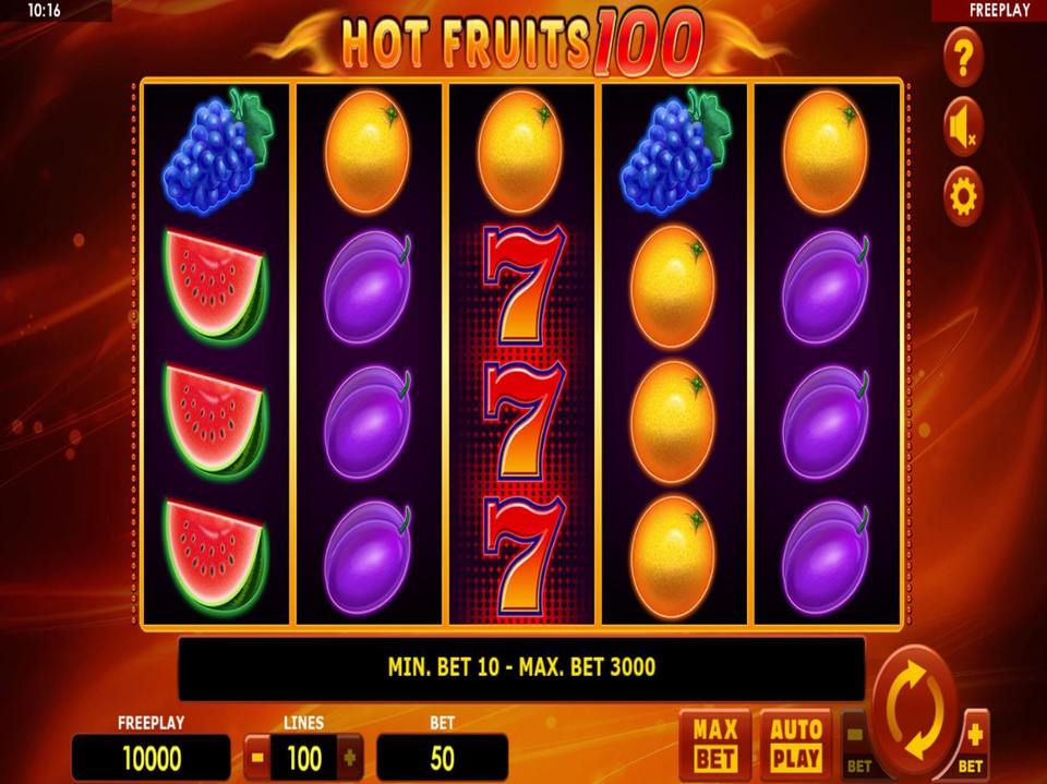 Hot Fruits 100 screenshot