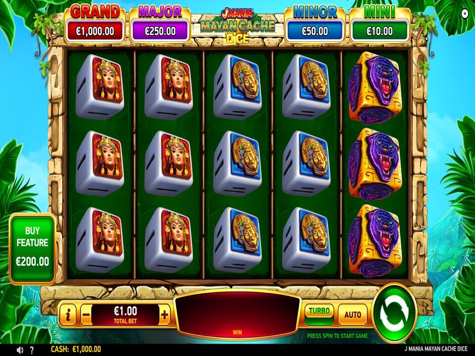 J Mania Mayan Cache Dice screenshot