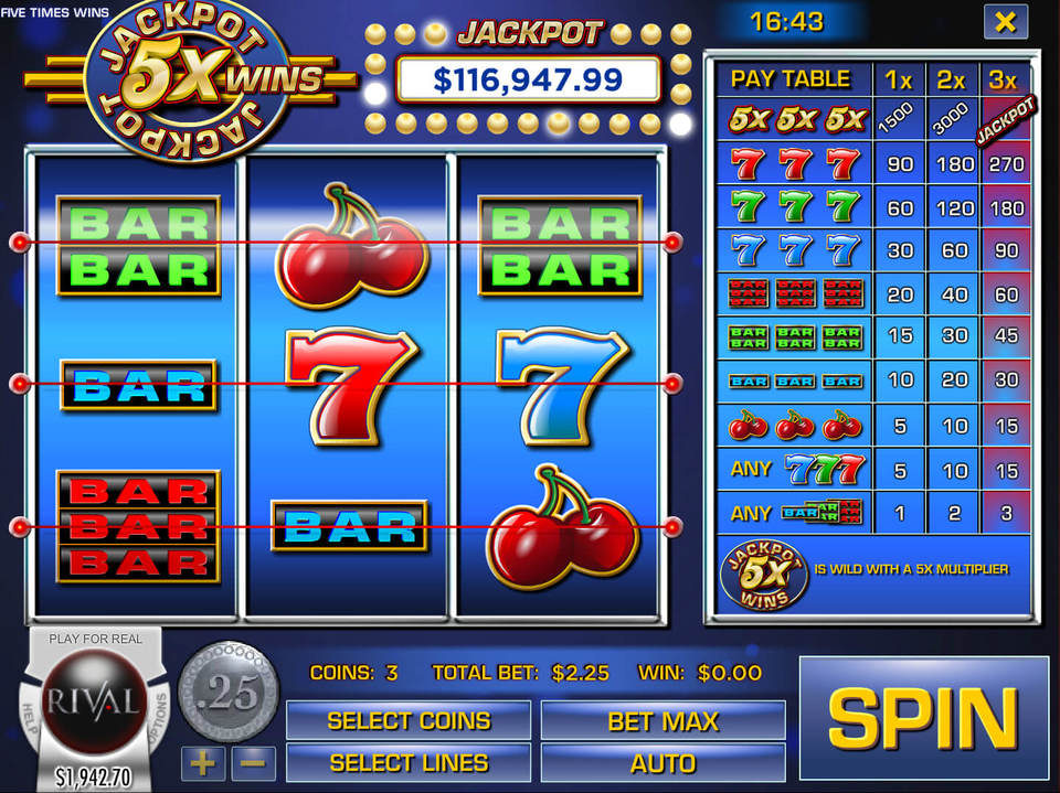 Jackpot 5x Wins screenshot