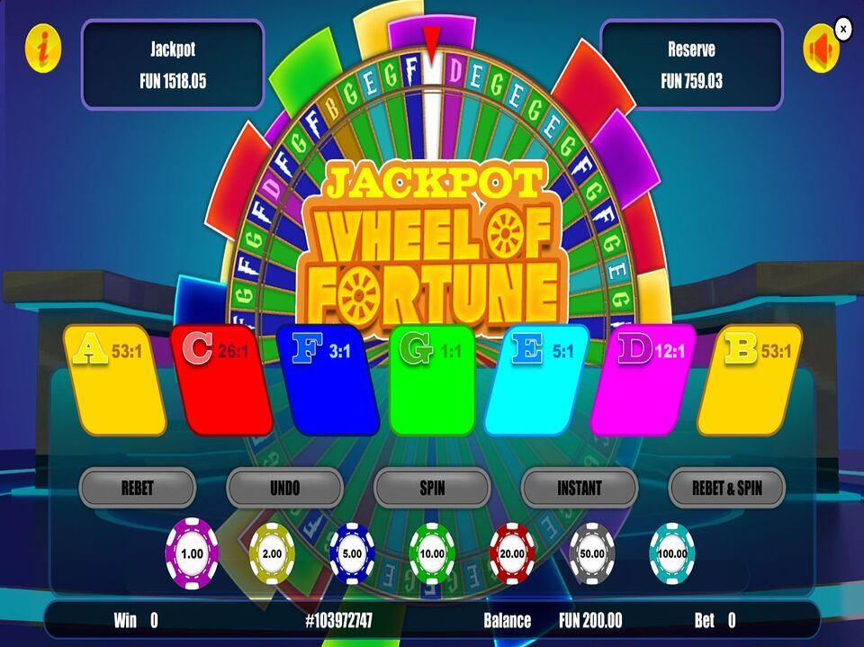 Jackpot Wheel of Fortune screenshot