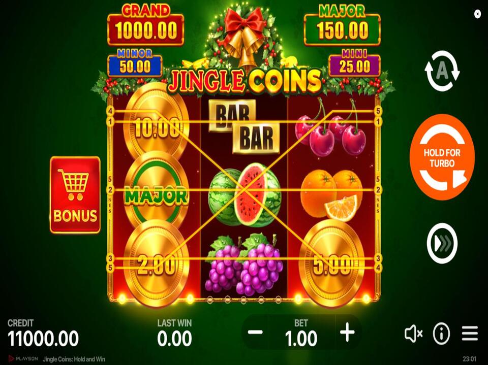 Jingle Coins Hold and Win screenshot