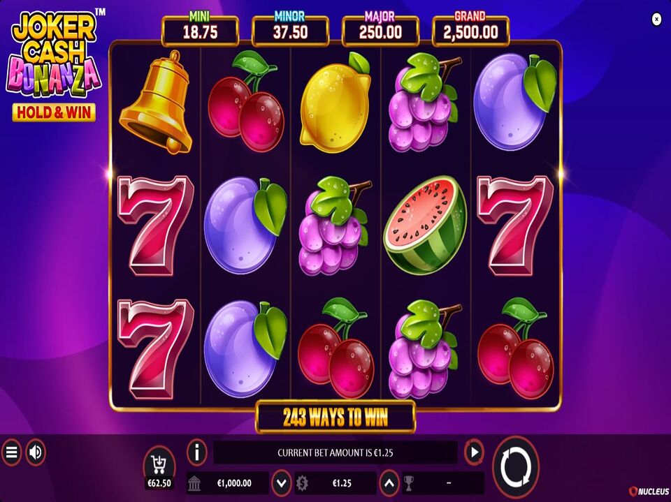 Joker Cash Bonanza Hold and Win screenshot