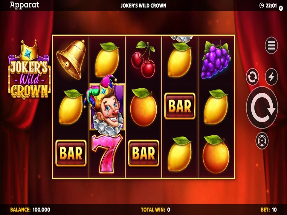 Jokers Wild Crown Diamond Treasures screenshot