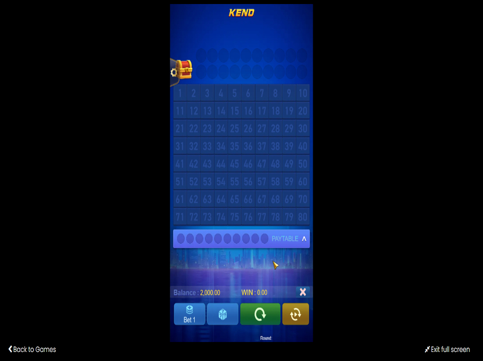 Keno Bonus Number screenshot