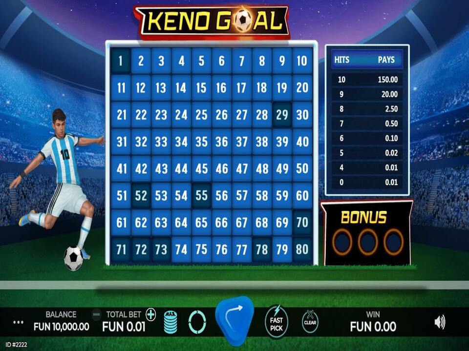 Keno Goal screenshot