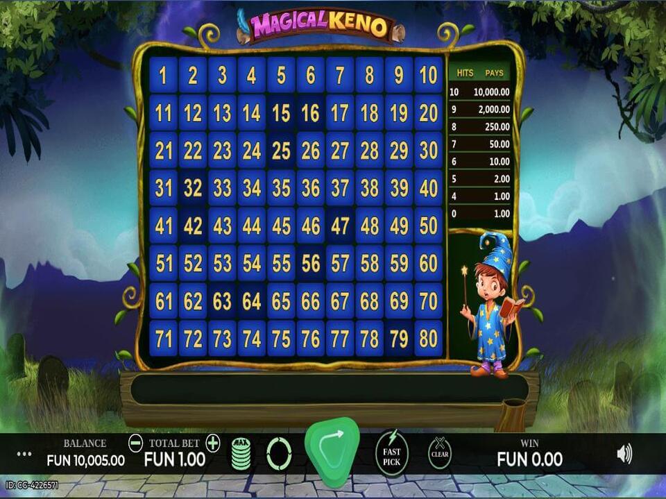 Magical Keno screenshot