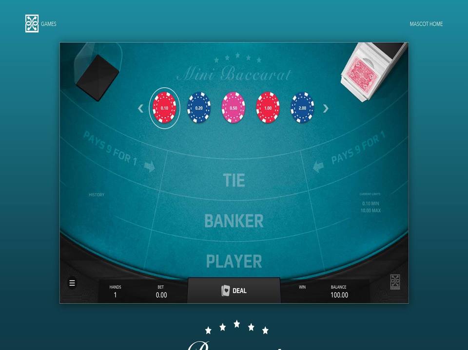 Mascot Games Baccarat screenshot