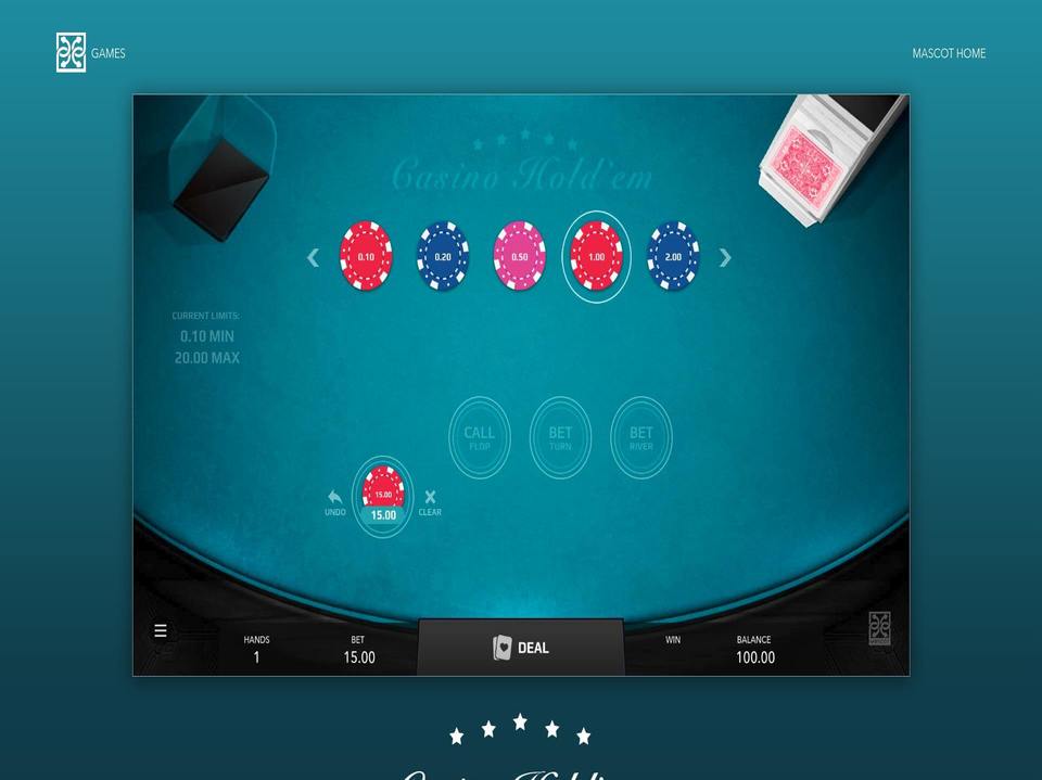 Mascot Games Casino Holdem screenshot