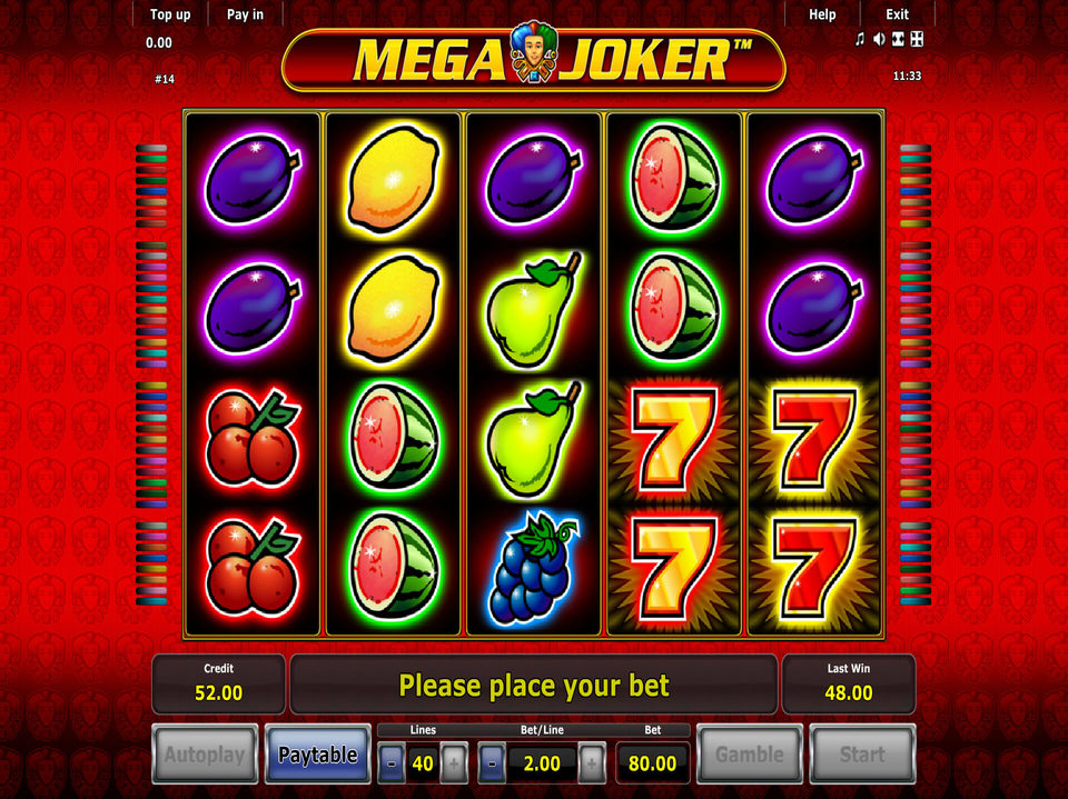 mega joker slot demo