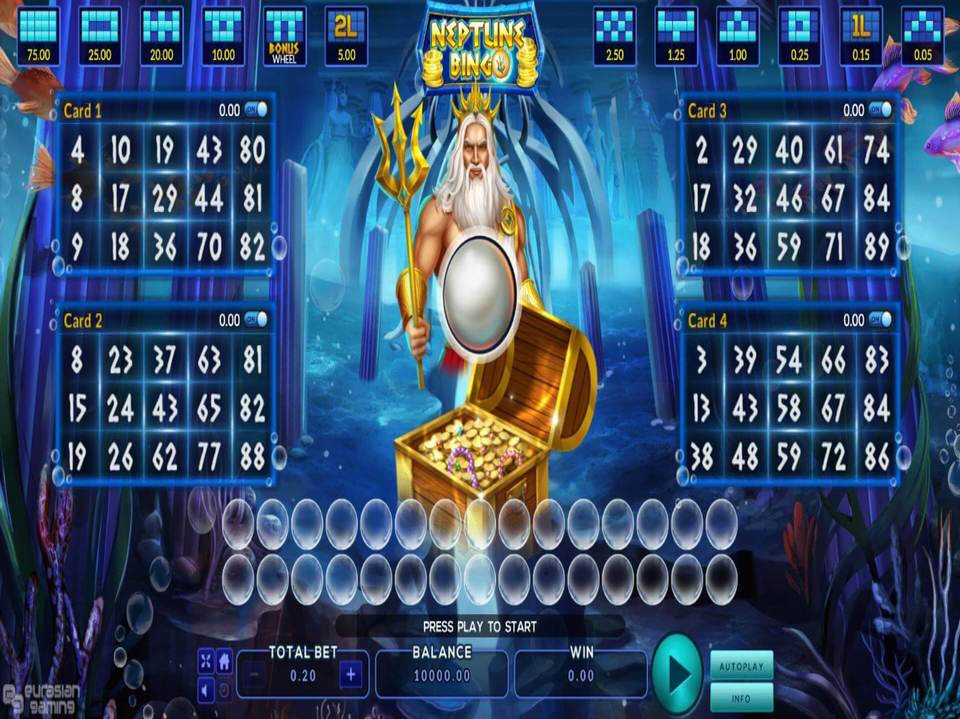 Neptune Bingo screenshot