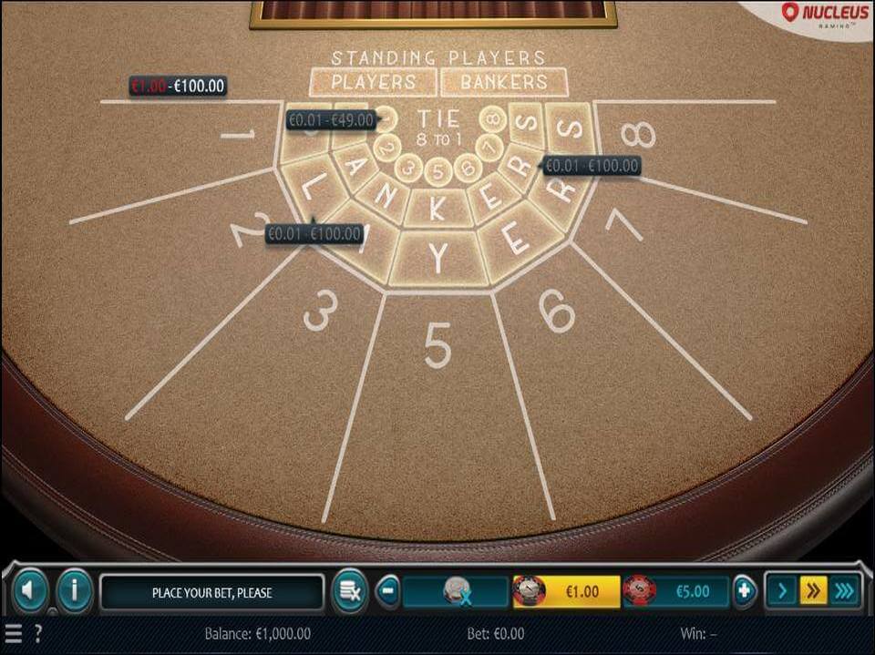 Nucleus Gaming Baccarat screenshot