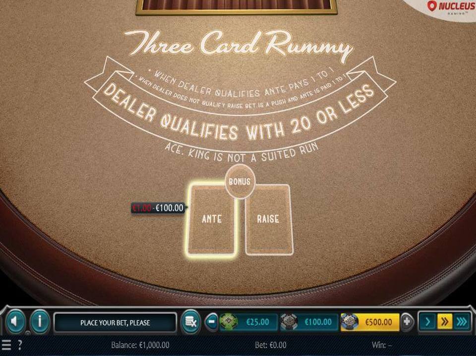 Nucleus Gaming Three Card Rummy screenshot