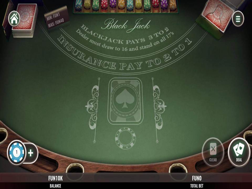 Platipus Gaming Blackjack screenshot